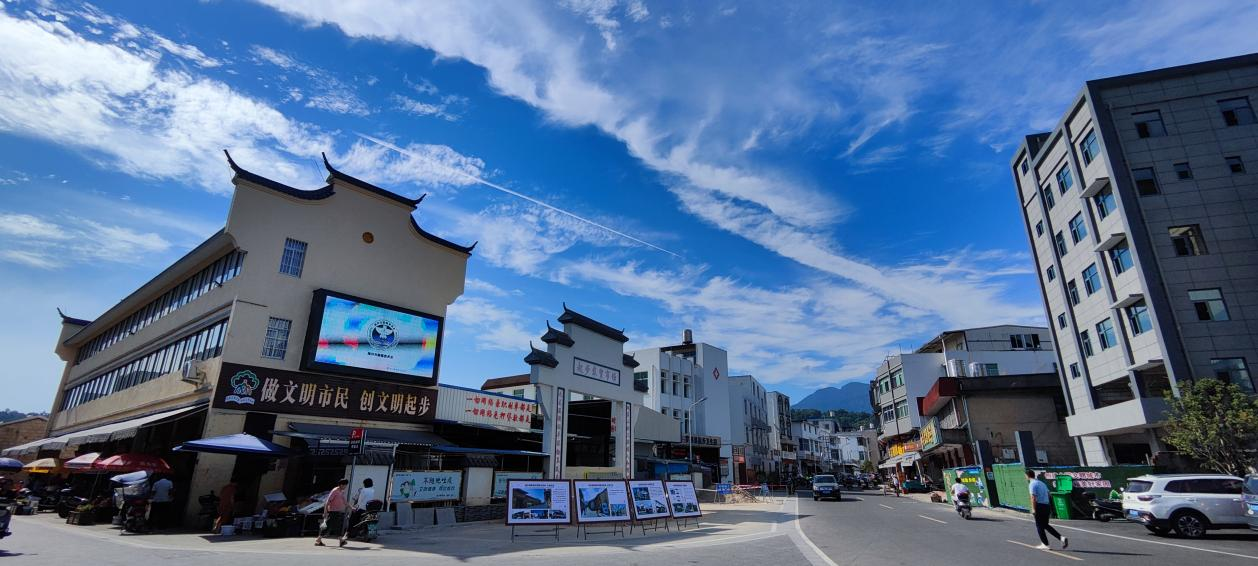 起步鎮(zhèn)街景。起步鎮(zhèn)政府供圖